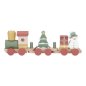 Preview: Little Dutch Eisenbahn mit Steckformen Weihnachten FSC Holz Limited Edition